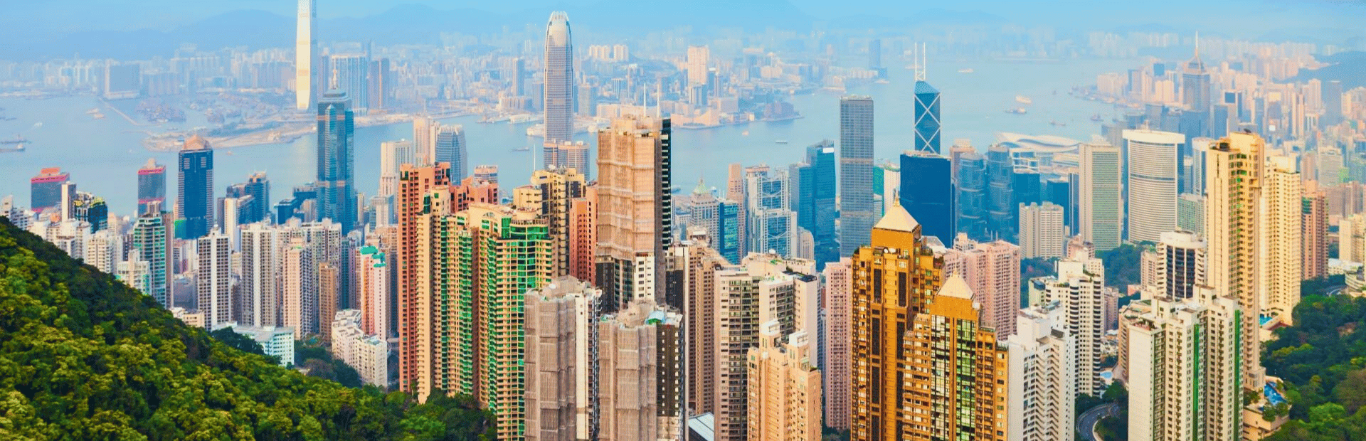 Skyline von Hong Kong