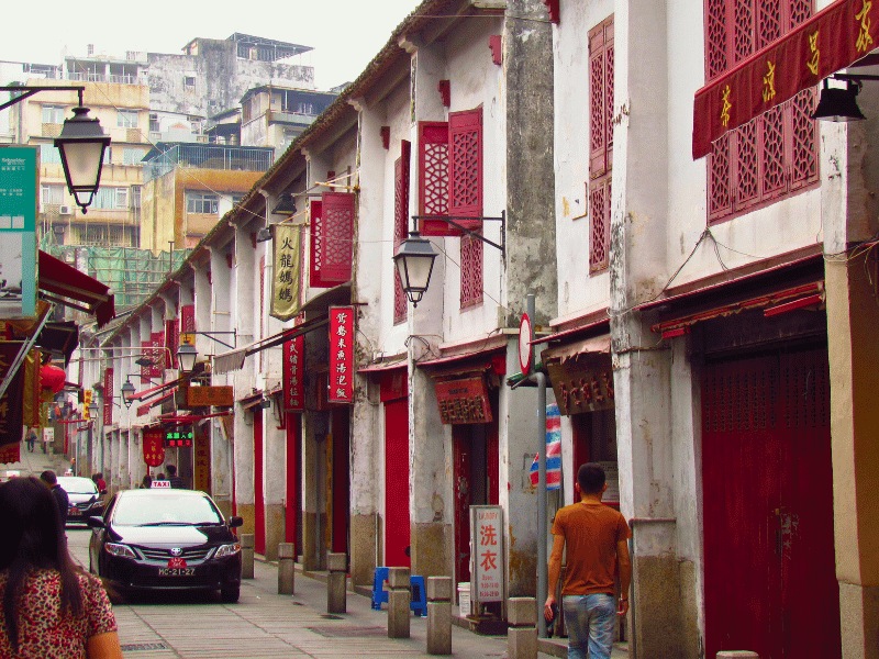 Chinesisches Viertel in Macau