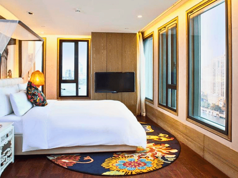 Zimmer im Komforthotel in Shanghai