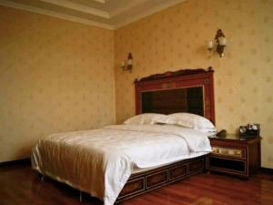 Hotelzimmer in Gyantse in Tibet, China