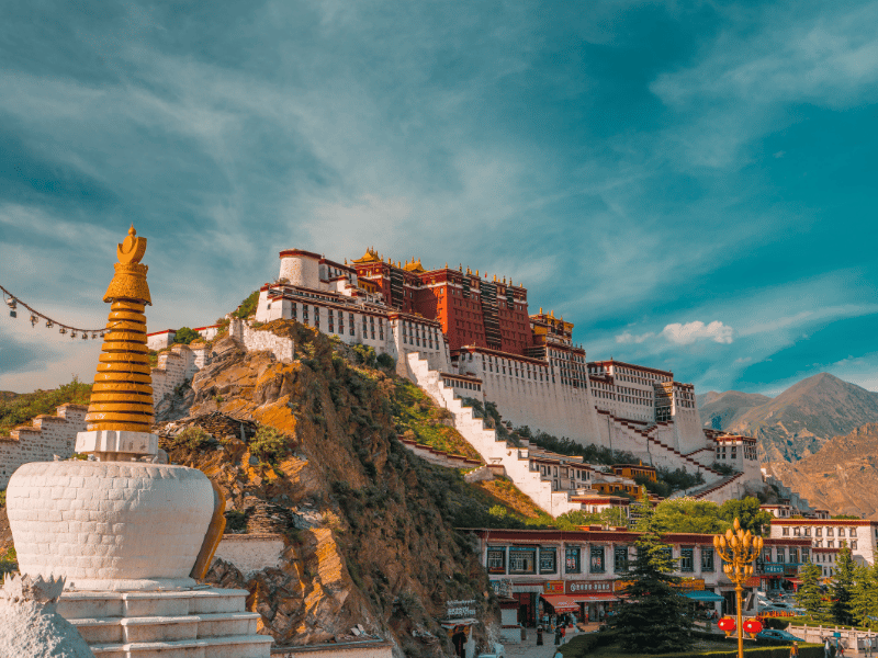 Potala Palast in Lhasa in Tibet