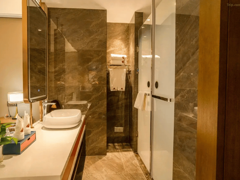 Badezimmer in Zhangye in China