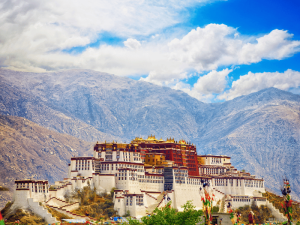 Potala Palast in Lhasa, Tibet
