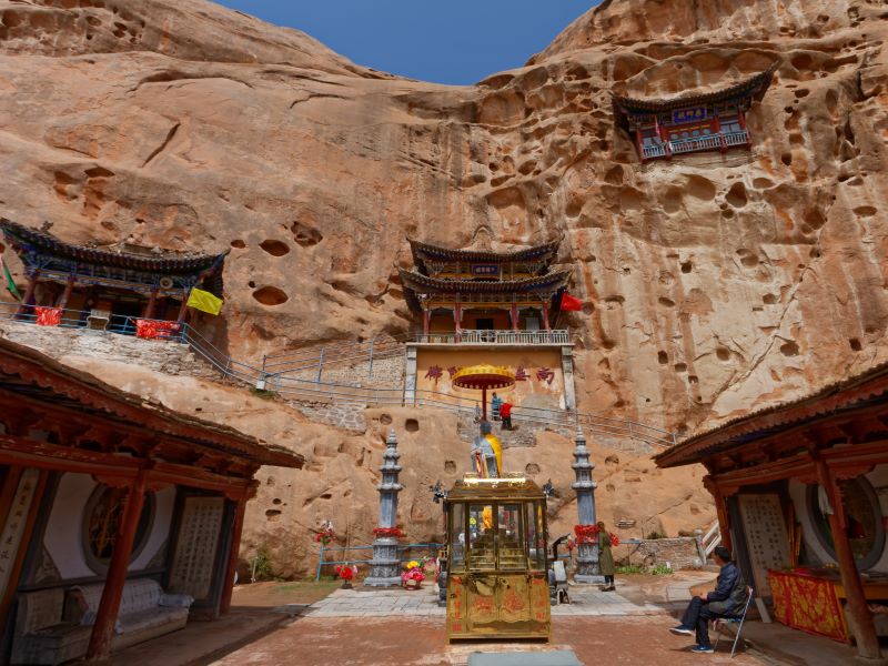 Matisi-Höhlentempel bei Zhangye