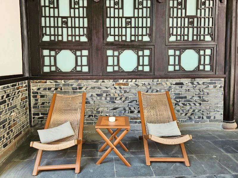 Sitzbereich im Komforthotel in Chengdu