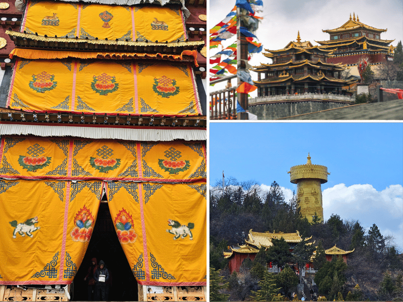 China Songzanlin Monastery in Diqing, Yunnan,