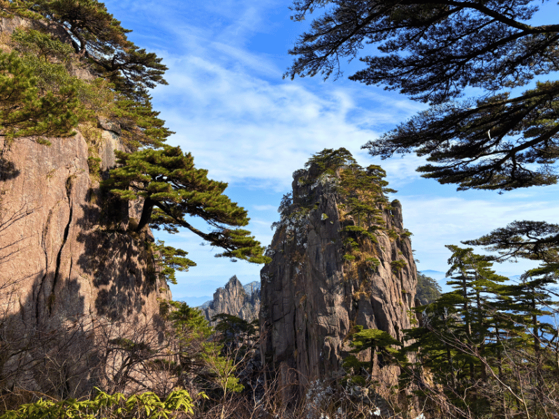 Berg in den Gelben Bergen in China