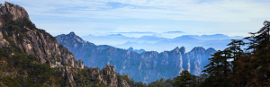 Bergkette in den Gelben Bergen in China