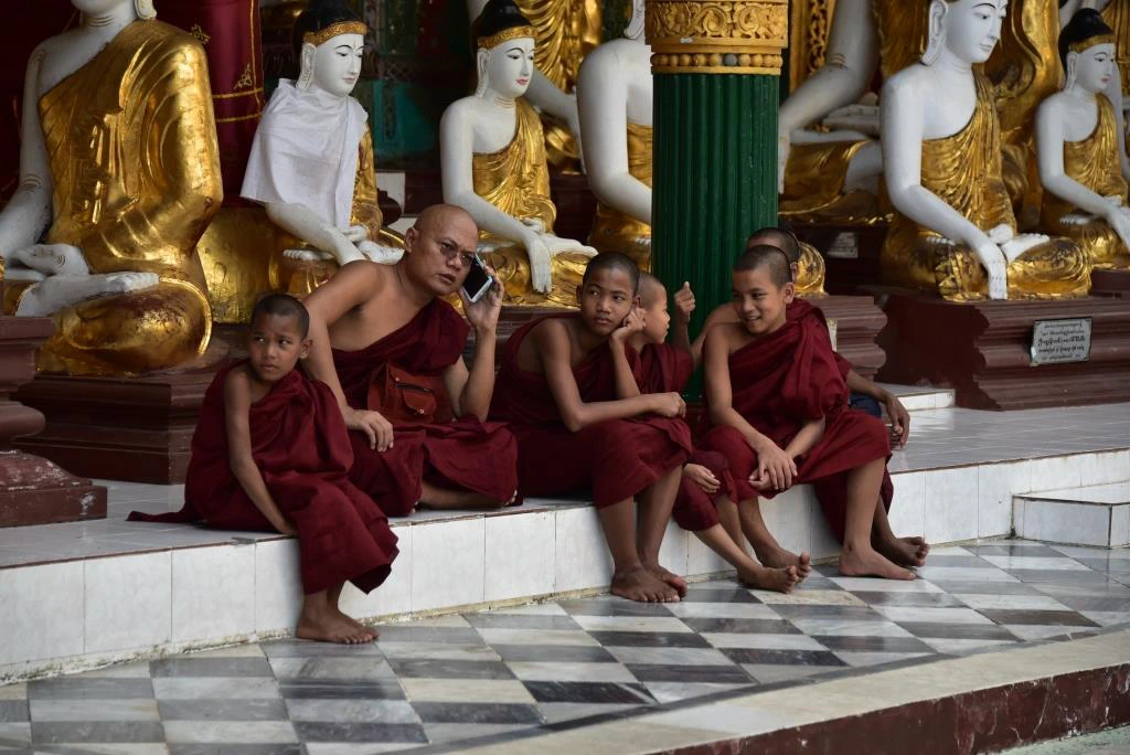 Buddhistische Mönche