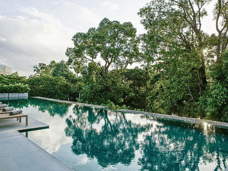 Pool im Hotel in Siem Reap Kambodscha
