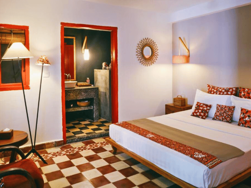 Zimmer im Siem Reap Hotel, Kambodscha