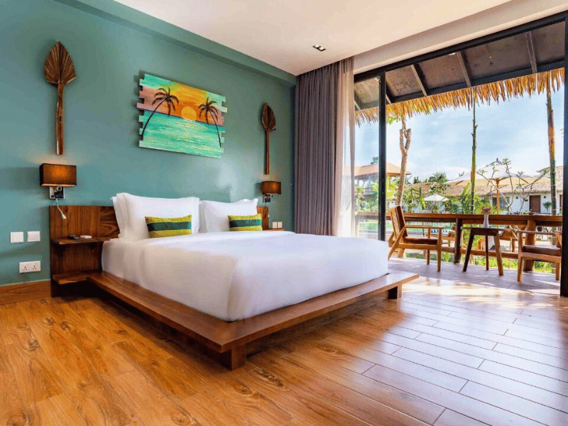 Hotelzimmer in Kampot, Kambodscha