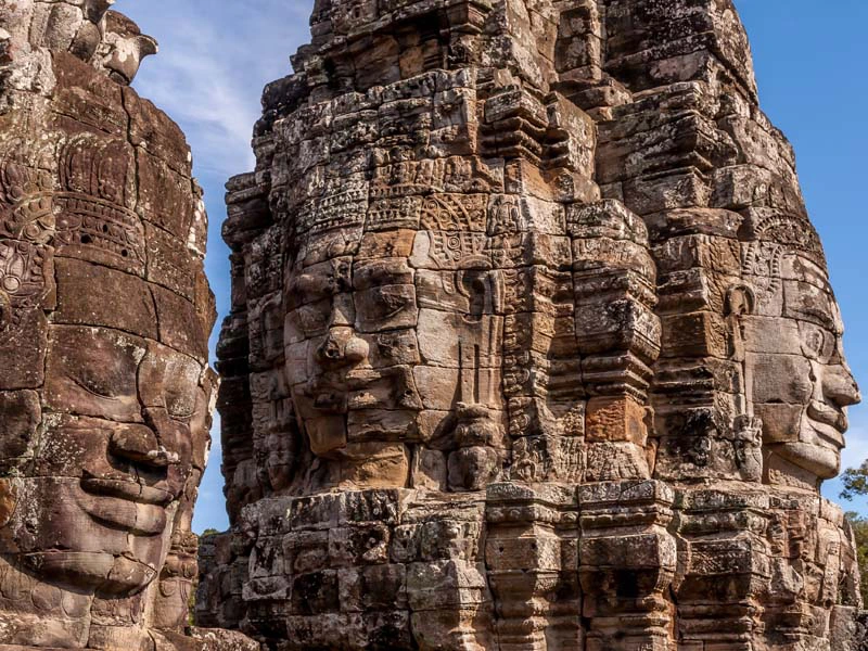 Siem Reap Angkor Wat Köpfe