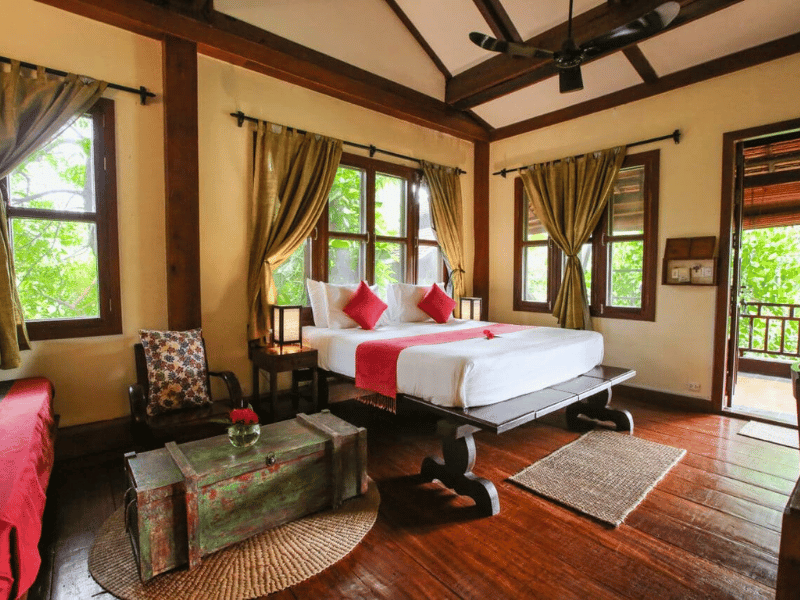 Hotelzimmer in Battambang Kambodscha