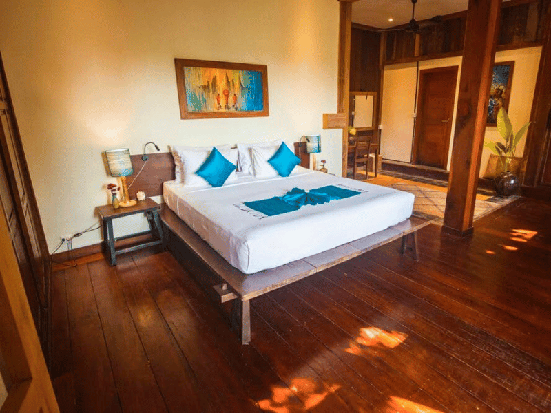 Hotelzimmer in Battambang Kambodscha