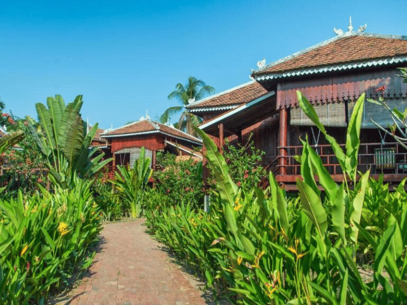 Hotelanlage in Kratie