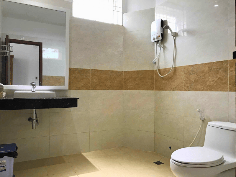 Badezimmer in Modulkhiri Kambodscha