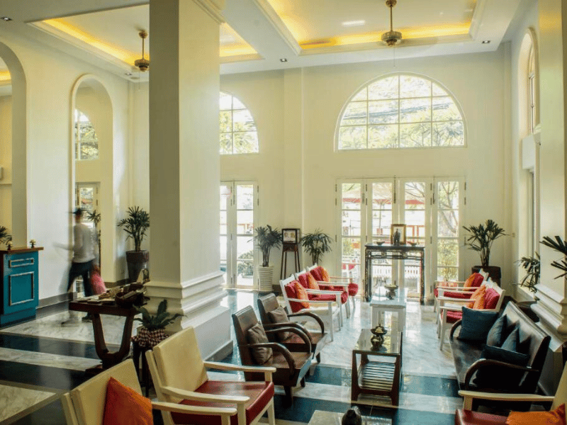 Hotellobby in Phnom Penh Kambodscha