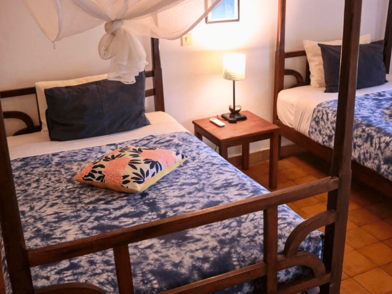 Hotelzimmer in Sambor Prei Kuk Kambodscha