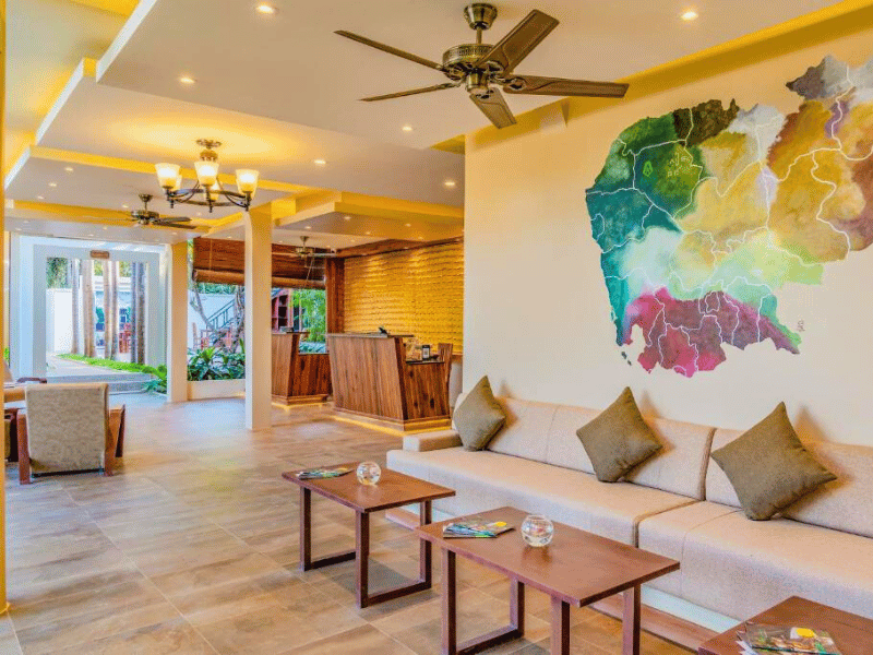 Lobby im Hotel in Siem Reap Kambodscha