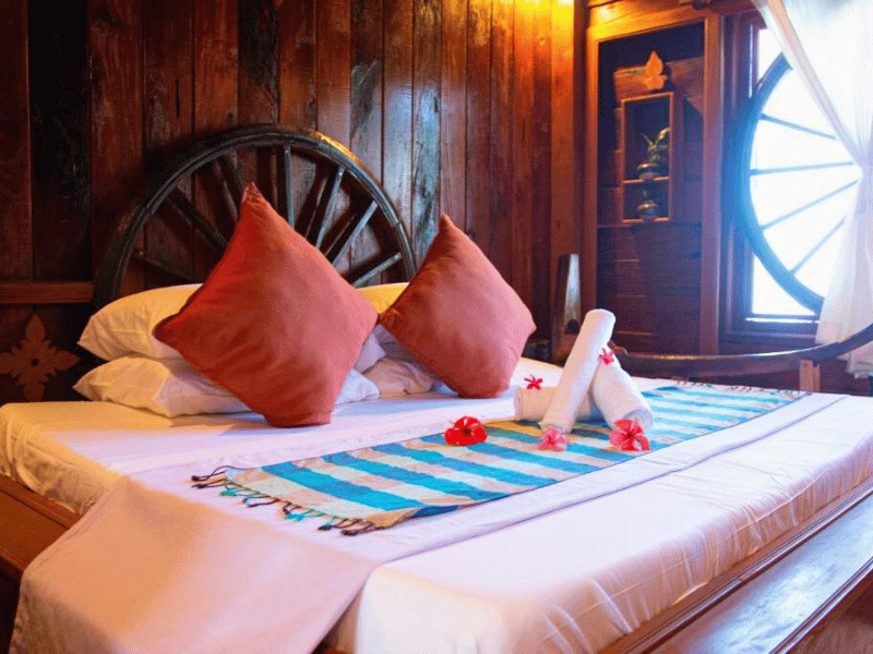 Hotelzimmer in Stung Treng Kambodscha