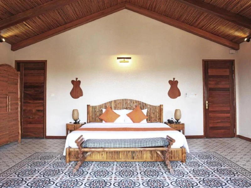 Zimmer in der Ecolodge in Can Tho in Vietnam