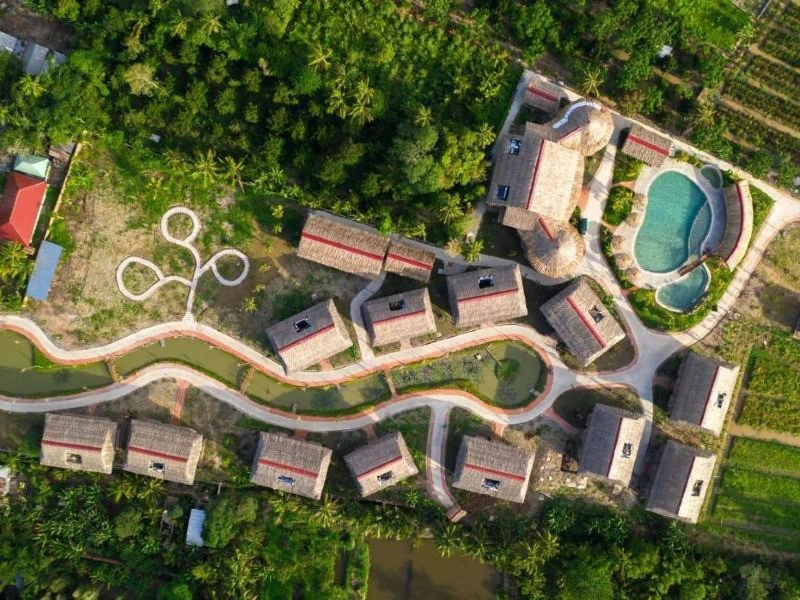 Ecolodge in Can Tho in Vietnam