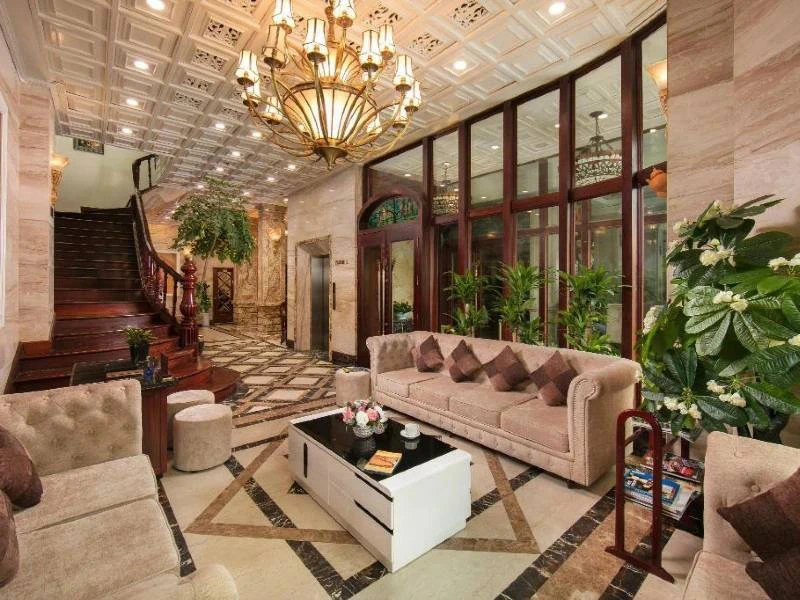 Hotellobby in Hanoi Vietnam