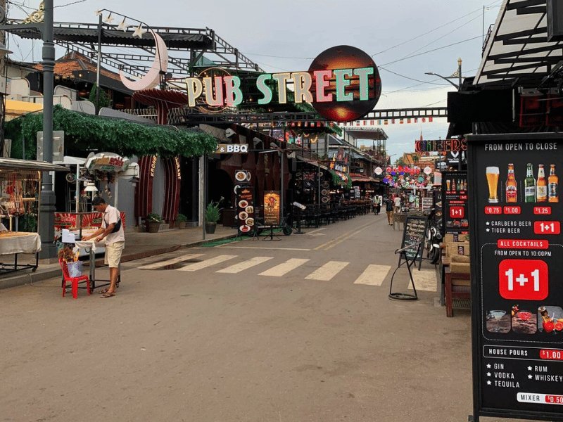 Pub Street in Siem Reap