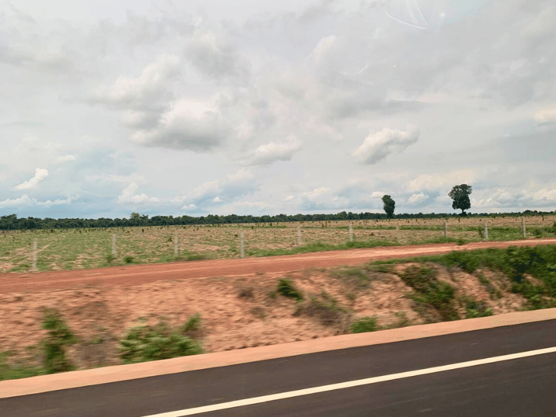 Straße in siem reap