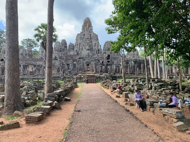 Tempel beim Angkor Wat