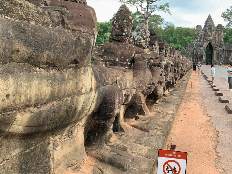 Eingang beim Angkor Wat