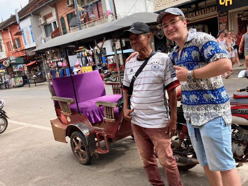 Deutschlandfan in Kambodscha