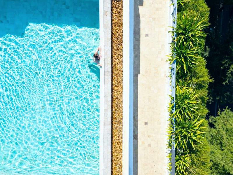 Hotelpool in Phnom Penh Kambodscha