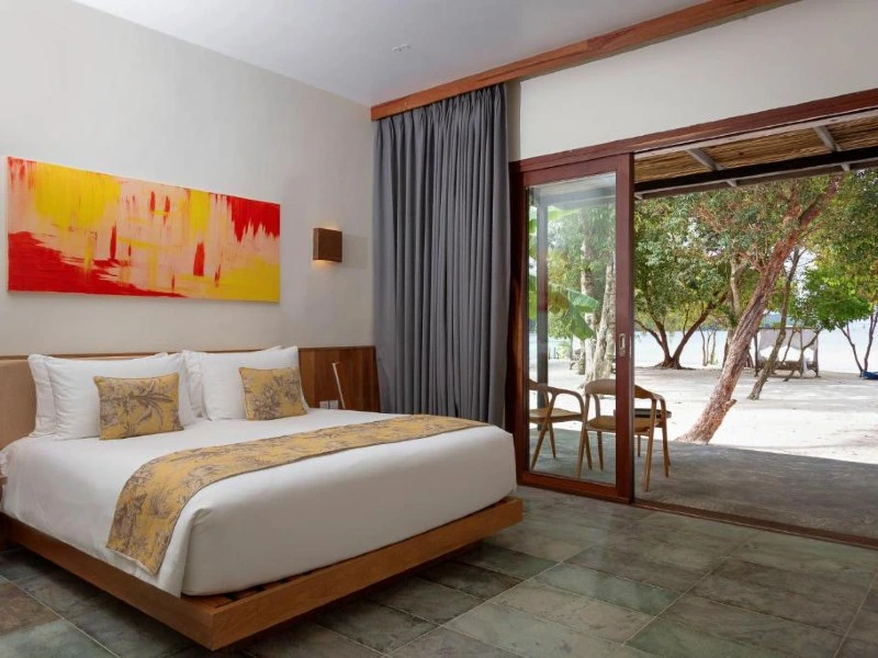 Zimmer im Hotel auf Koh Rong Samloem, Kambodscha