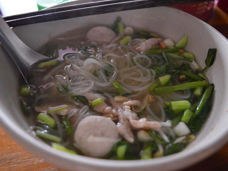 Nudelsuppen sind in Laos ein gern gegessenes Gericht