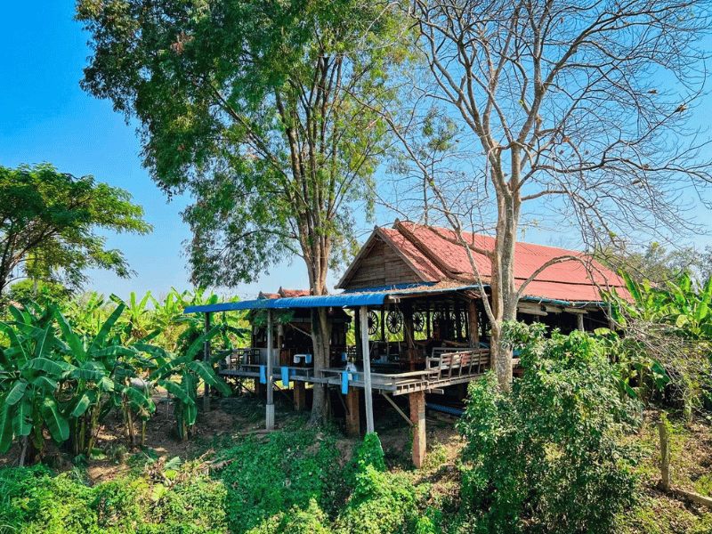 Hotel in Stung Treng von Laos nach Kambodscha