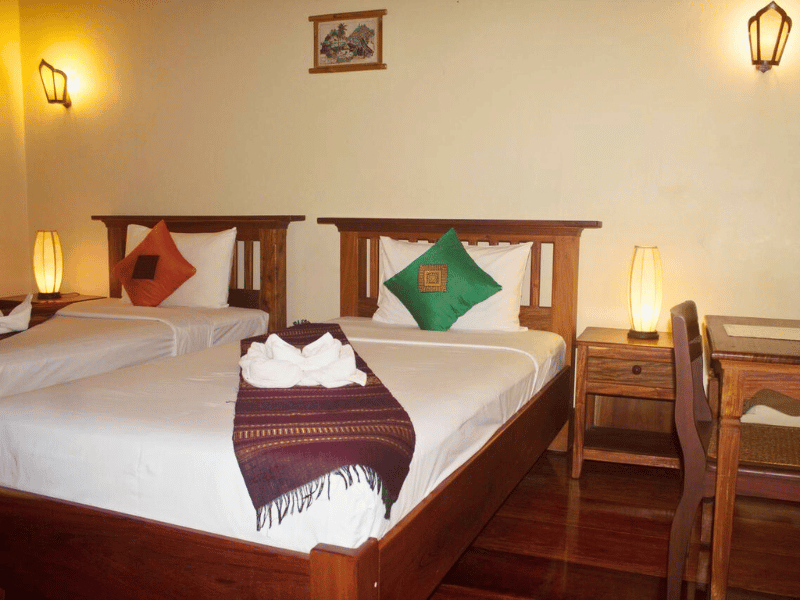Hotelzimmer in Luang Prabang Laos