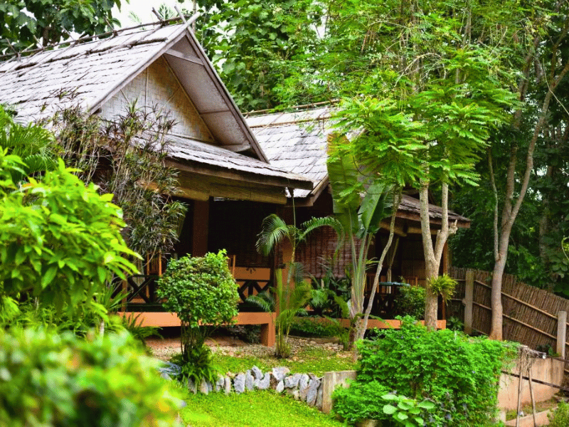 Bungalow in Nong Khiaw in Laos