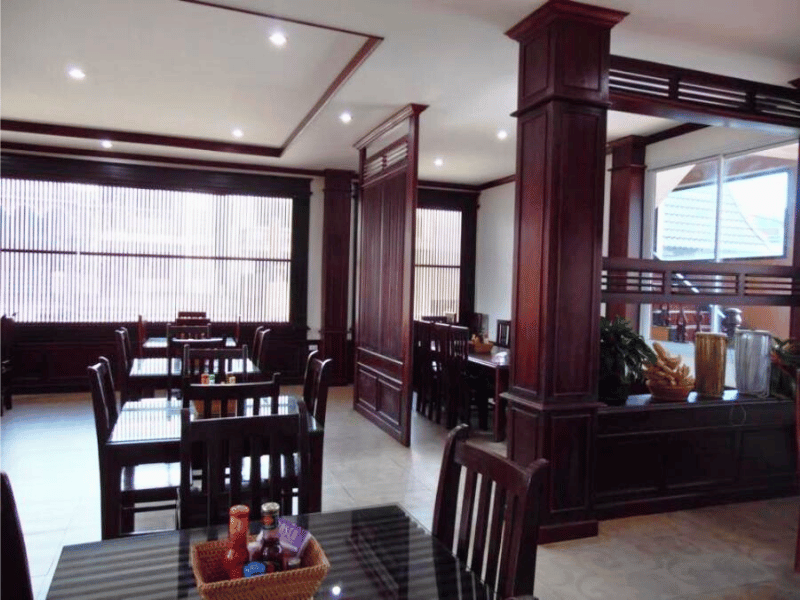 Restaurant im Hotel in Phonsavan Laos