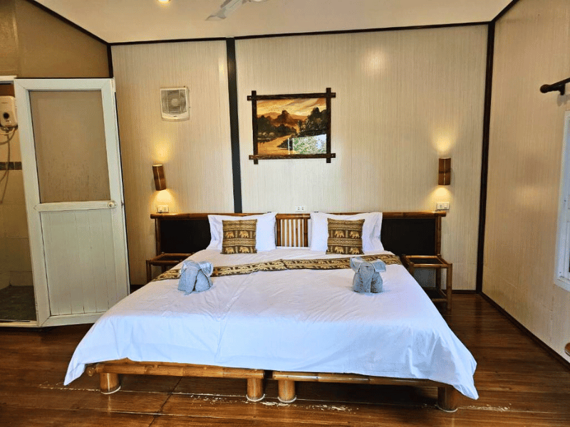 Hotelzimmer in Vang Vieng Laos