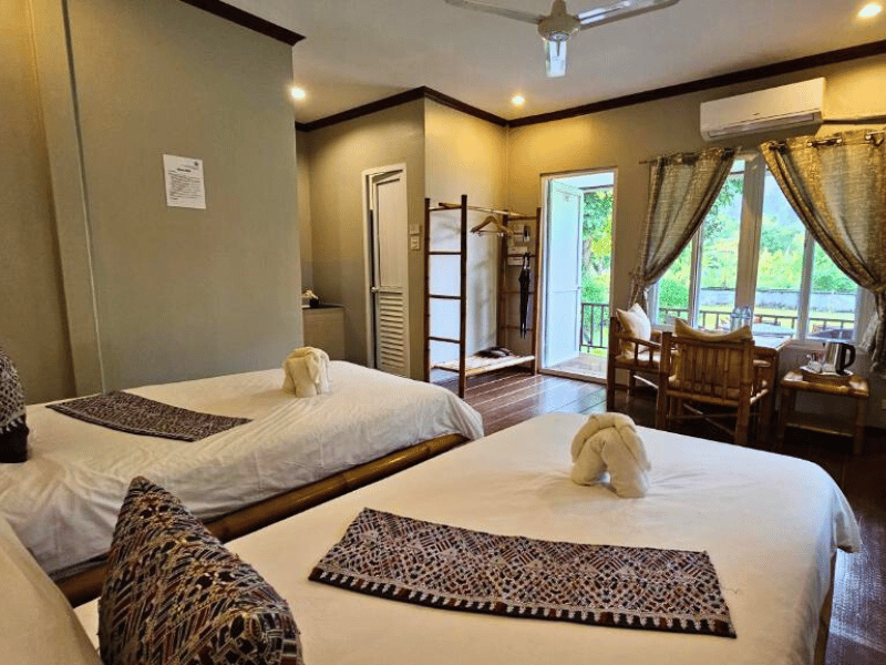 Zimmer im Hotel in Vang Vieng Laos