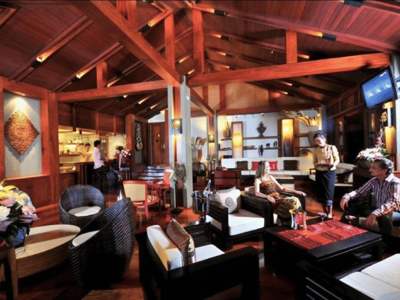 Hotellobby in Vientiane Laos