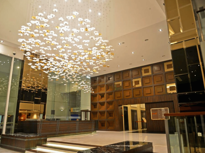 Hotellobby in Kuala Lumpur in Malaysia