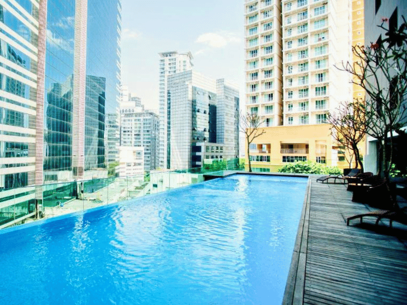 Hotelpool in Kuala Lumpur in Malaysia