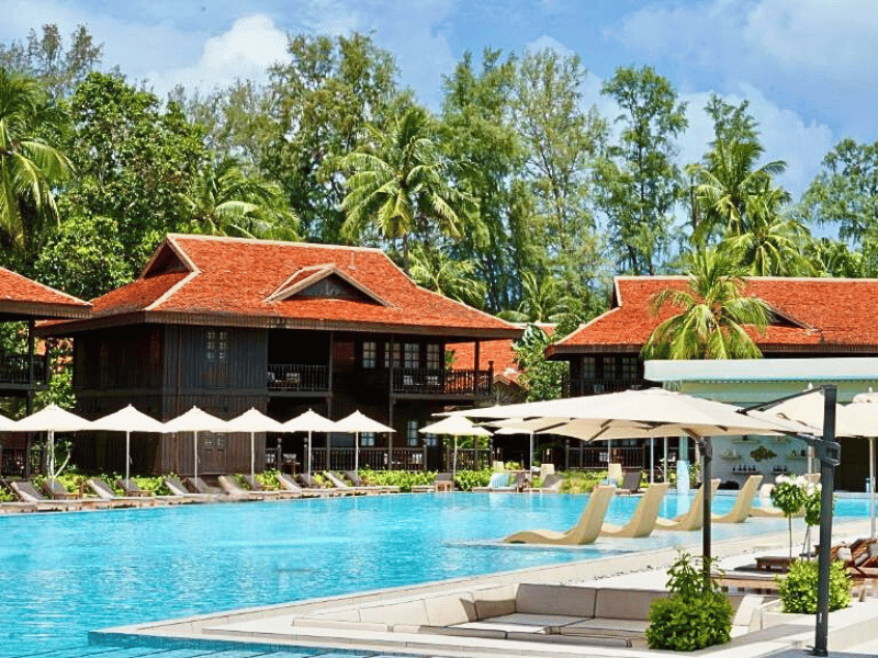 Hotelpool auf Langkawi, Malaysia