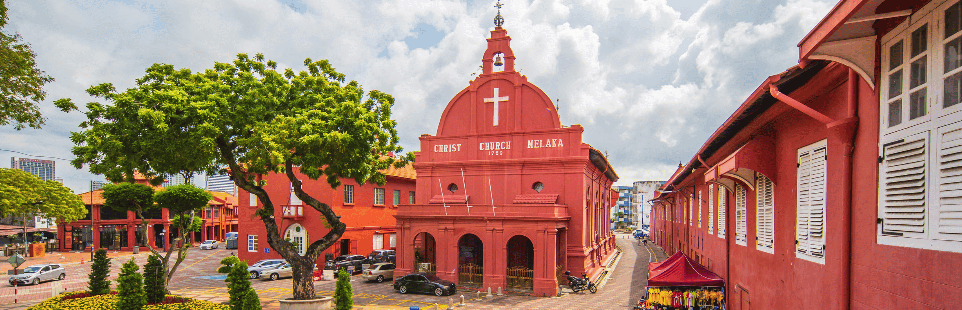 Rote Kirche in Melaka, Malaysia