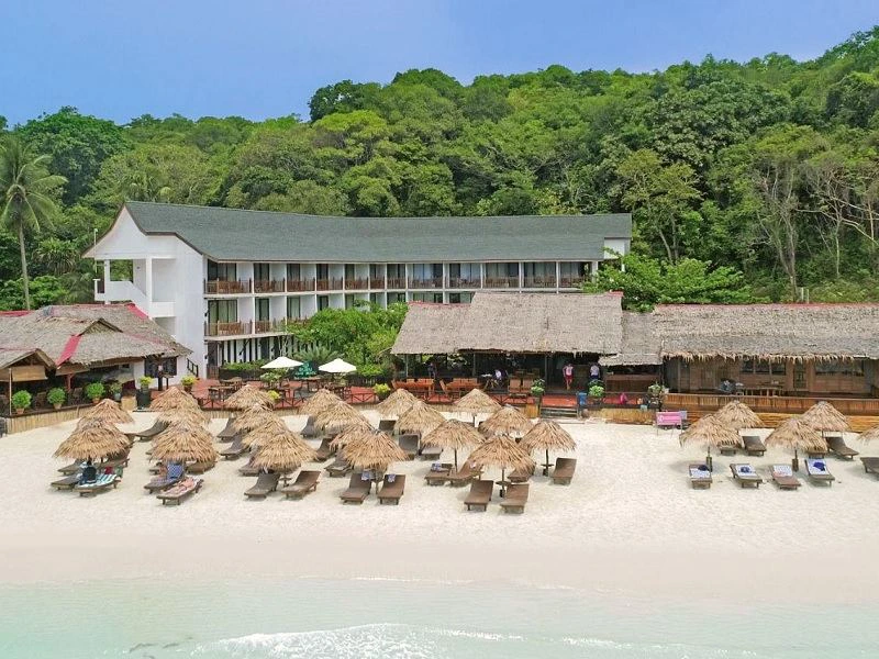 Hotel auf den Perhentians in Malaysia