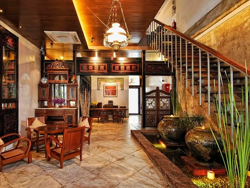 Hotel Lobby in Melaka, Malaysia