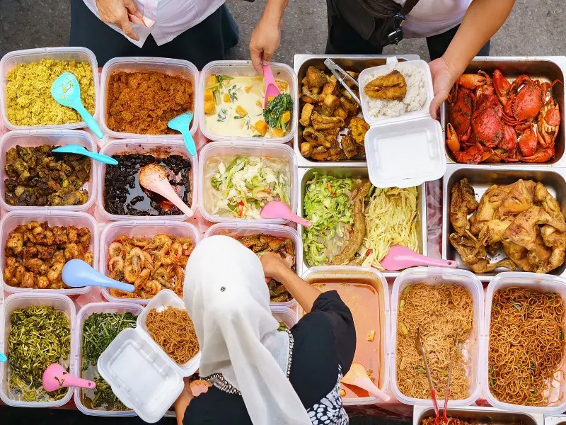 Streetfood Stand in Kota Kinabalu